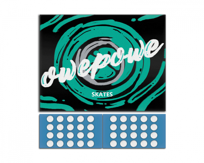 Owepowe Eagle Mus Skates Speed Dots - Vit
